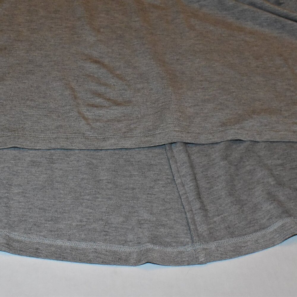 Grace Pullover High Low 3/4 Sleeve Top Gray Size 3X - Picture 6 of 9